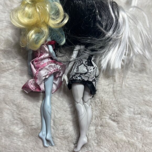 Monster High Dolls Set Of 2: Lagoona Blue & Frankie Stein In Stylish Outfits - Picture 2 of 4